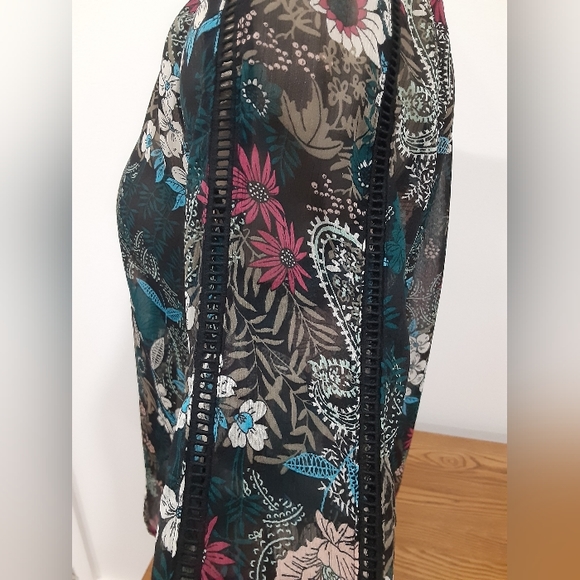 American Rag Floral Boho Top, Size S NWOT - Picture 7 of 13